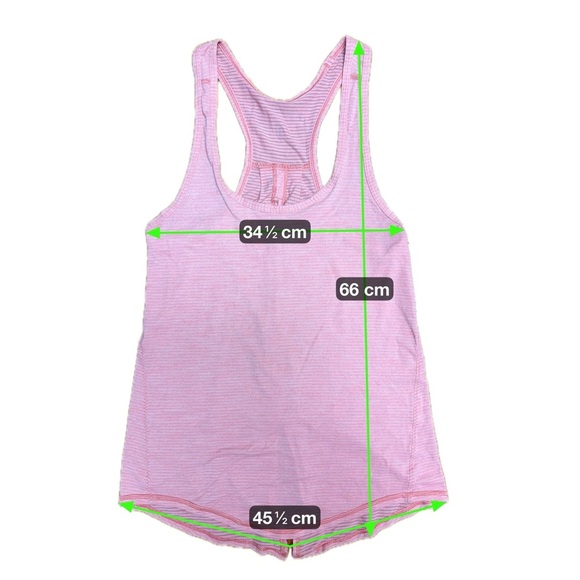 Lululemon Salute the Sun Tank – Heathered Yum Yum Pink Size 4 Tie Up Split Back - Picture 8 of 9